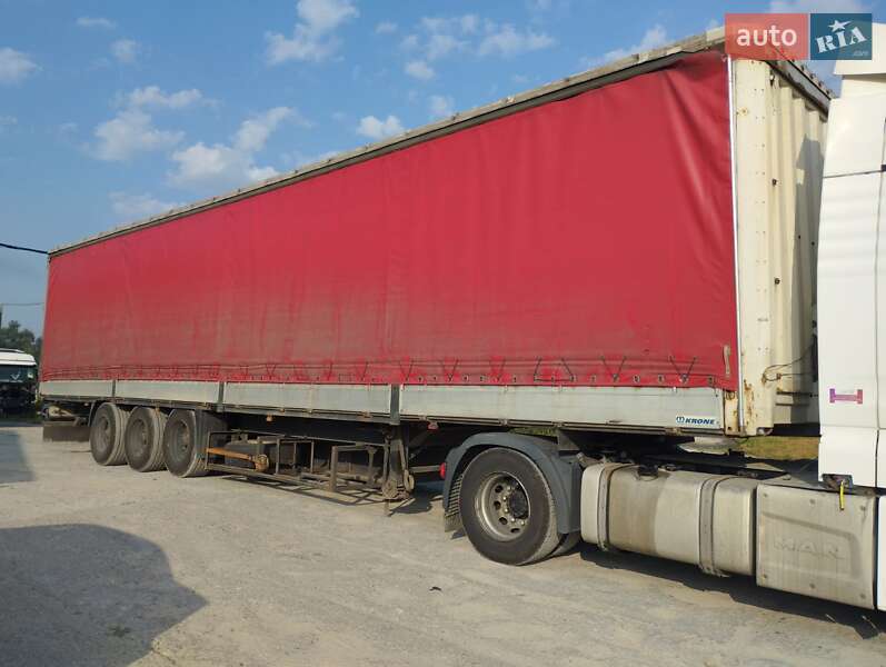 Тентованный борт (штора) - полуприцеп Krone SDP 2008 в Львове