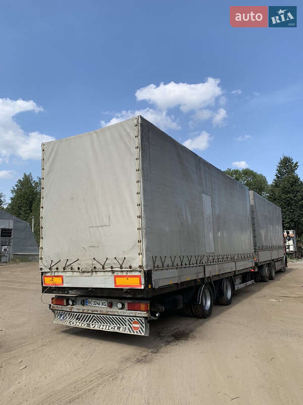 Тентованный борт (штора) - прицеп Krone ZZF 2005 в Львове