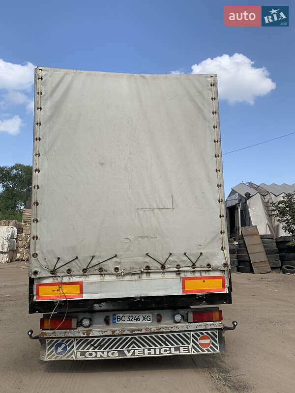 Тентованный борт (штора) - прицеп Krone ZZF 2005 в Львове