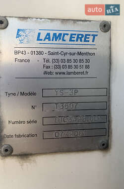 Рефрижератор полуприцеп Lamberet YS-3P 2001 в 