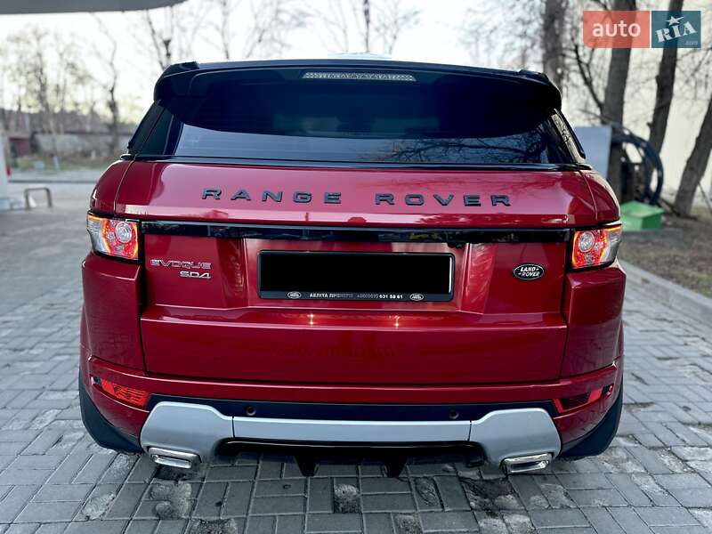 Внедорожник / Кроссовер Land Rover Range Rover Evoque 2013 в Днепре