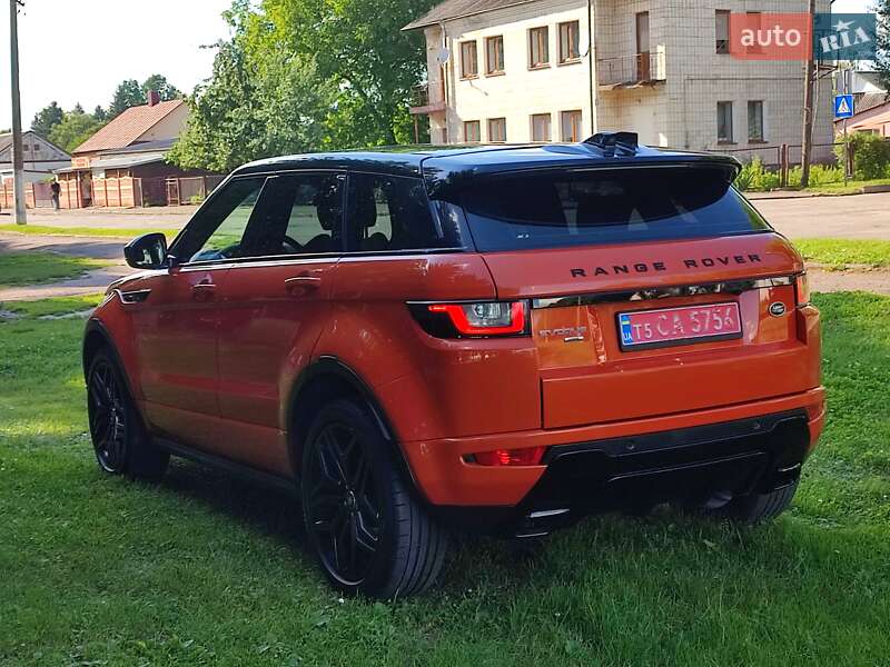 Внедорожник / Кроссовер Land Rover Range Rover Evoque 2017 в Луцке
