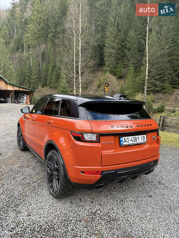 Внедорожник / Кроссовер Land Rover Range Rover Evoque 2016 в Межгорье фото 3 Внедорожник / Кроссовер Land Rover Range Rover Evoque 2016 в Межгорье