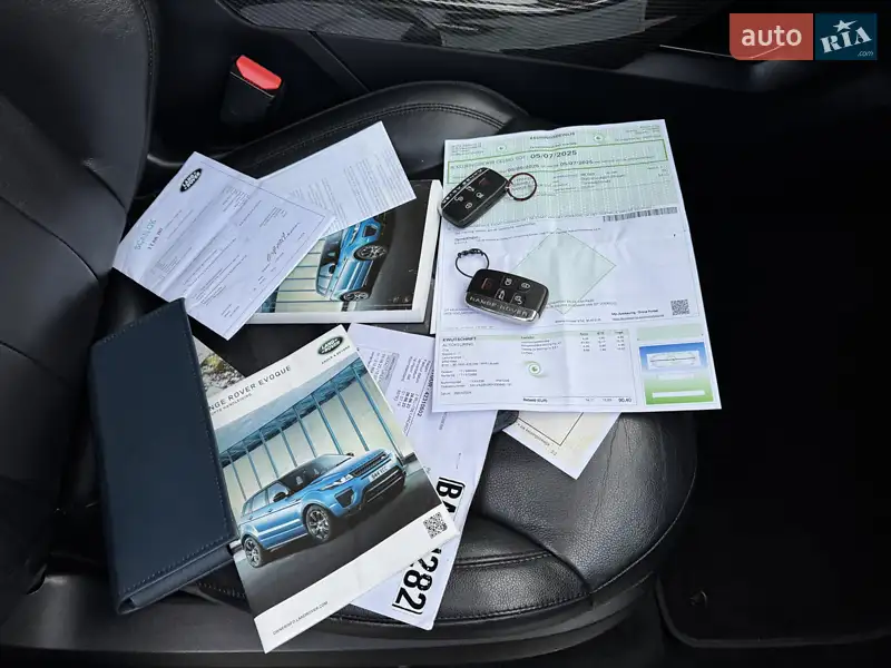 Позашляховик / Кросовер Land Rover Range Rover Evoque 2018 в Коломиї документ 2 фото Позашляховик / Кросовер Land Rover Range Rover Evoque 2018 в Коломиї документ