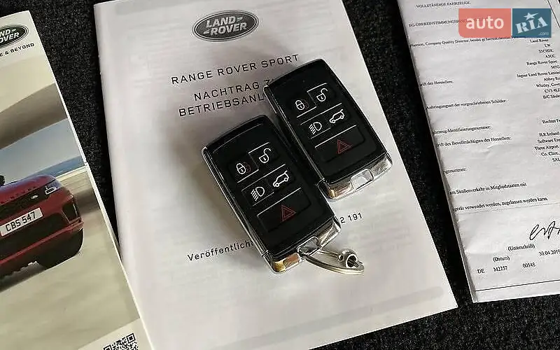 Внедорожник / Кроссовер Land Rover Range Rover Sport 2019 в Киеве документ