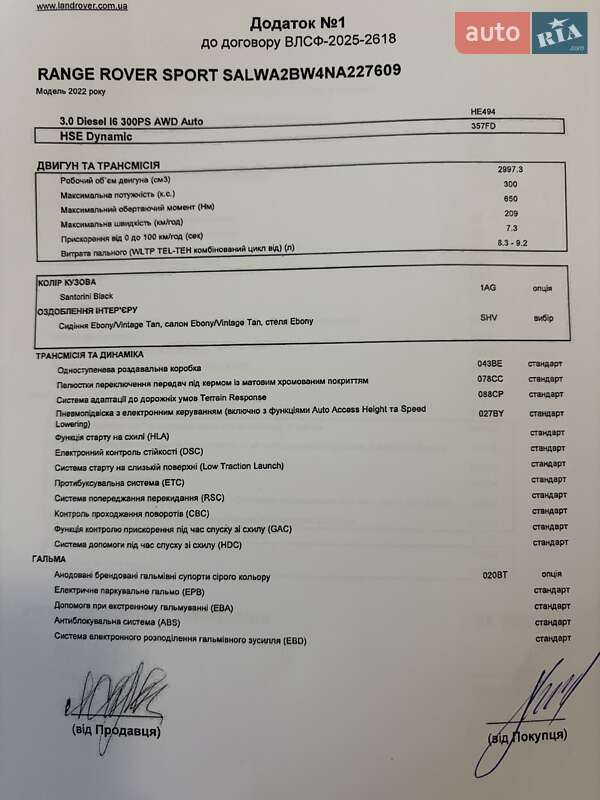 Внедорожник / Кроссовер Land Rover Range Rover Sport 2022 в Запорожье фото 13 Внедорожник / Кроссовер Land Rover Range Rover Sport 2022 в Запорожье