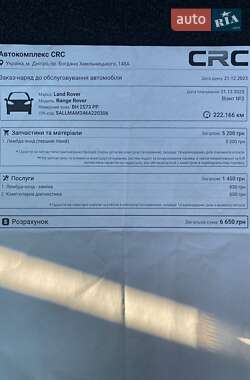 Внедорожник / Кроссовер Land Rover Range Rover 2006 в 