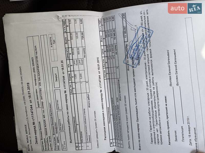 Внедорожник / Кроссовер Land Rover Range Rover 2013 в Киеве