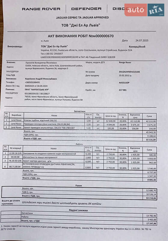 Внедорожник / Кроссовер Land Rover Range Rover 2015 в Ивано-Франковске фото 2 Внедорожник / Кроссовер Land Rover Range Rover 2015 в Ивано-Франковске