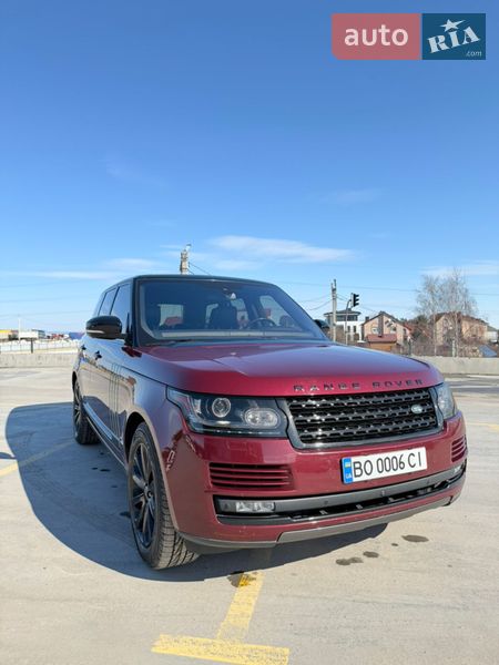 Внедорожник / Кроссовер Land Rover Range Rover 2016 в Тернополе фото 7 Внедорожник / Кроссовер Land Rover Range Rover 2016 в Тернополе