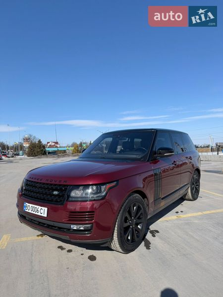 Внедорожник / Кроссовер Land Rover Range Rover 2016 в Тернополе фото 10 Внедорожник / Кроссовер Land Rover Range Rover 2016 в Тернополе