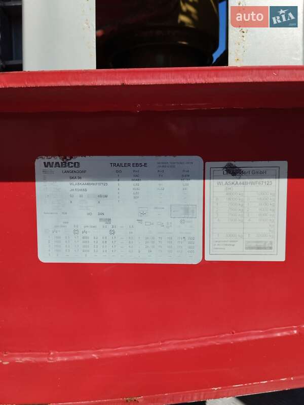 Самоскид напівпричіп Langendorf SKS 2017 в Шептицькому фото 31 Самоскид напівпричіп Langendorf SKS 2017 в Шептицькому