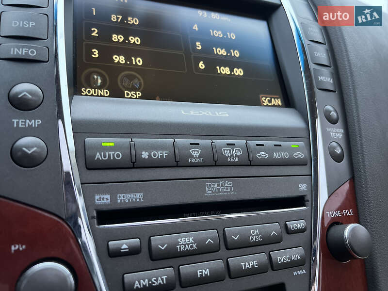 Седан Lexus ES 2007 в Киеве фото 47 Седан Lexus ES 2007 в Киеве