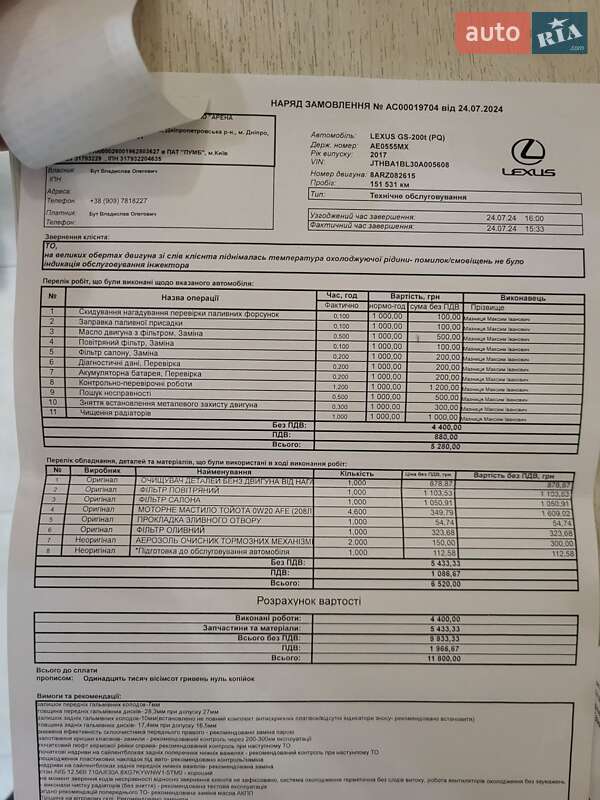 Седан Lexus GS 2017 в Днепре фото 26 Седан Lexus GS 2017 в Днепре