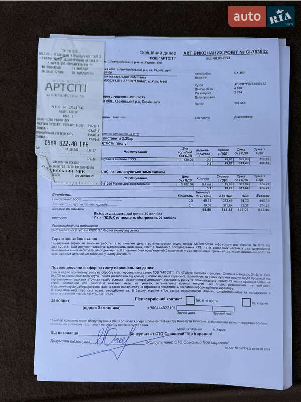 Внедорожник / Кроссовер Lexus GX 2014 в Харькове