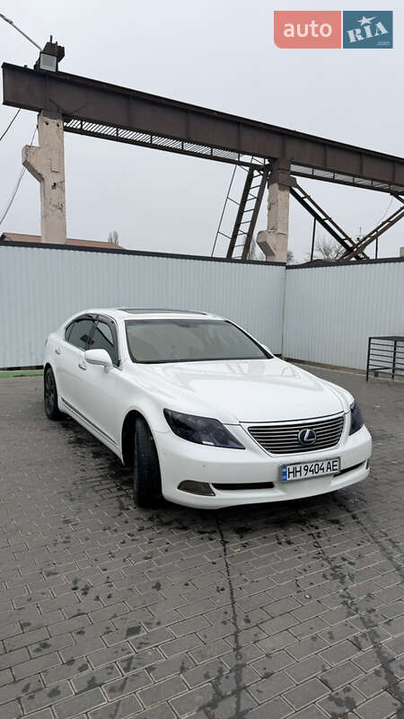 2007 Lexus LS, VIN JTHDU46FX85003400:plate — фото 1 (autoria)