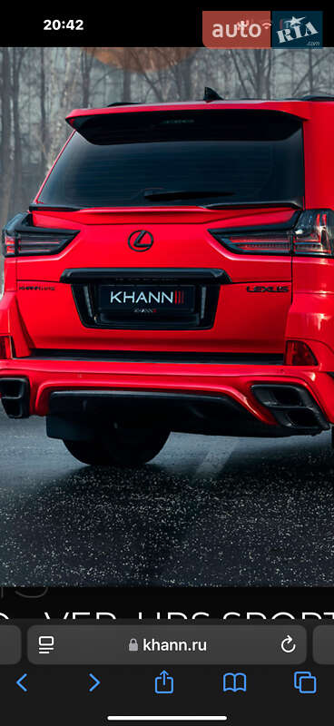 Позашляховик / Кросовер Lexus LX 2017 в Чернівцях