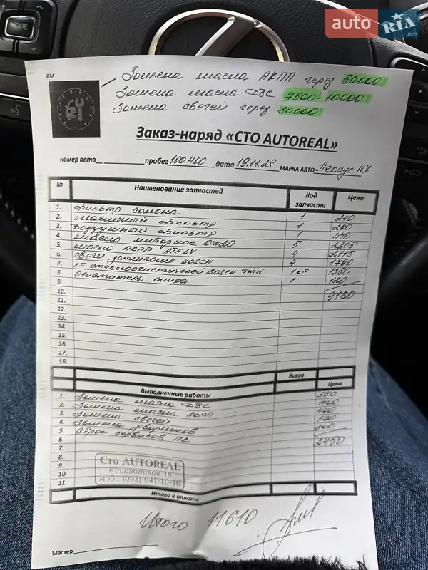 Внедорожник / Кроссовер Lexus NX 2018 в Киеве документ 2 фото Внедорожник / Кроссовер Lexus NX 2018 в Киеве документ