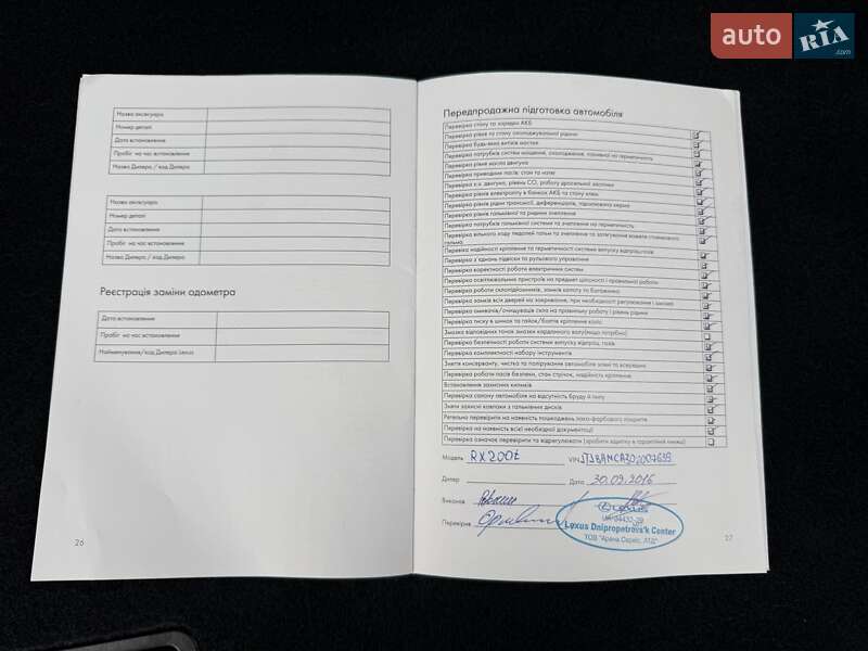 Позашляховик / Кросовер Lexus RX 2016 в Києві