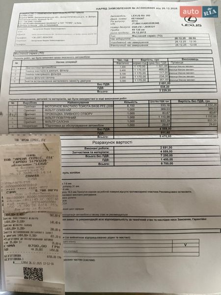 Внедорожник / Кроссовер Lexus RX 2012 в Днепре