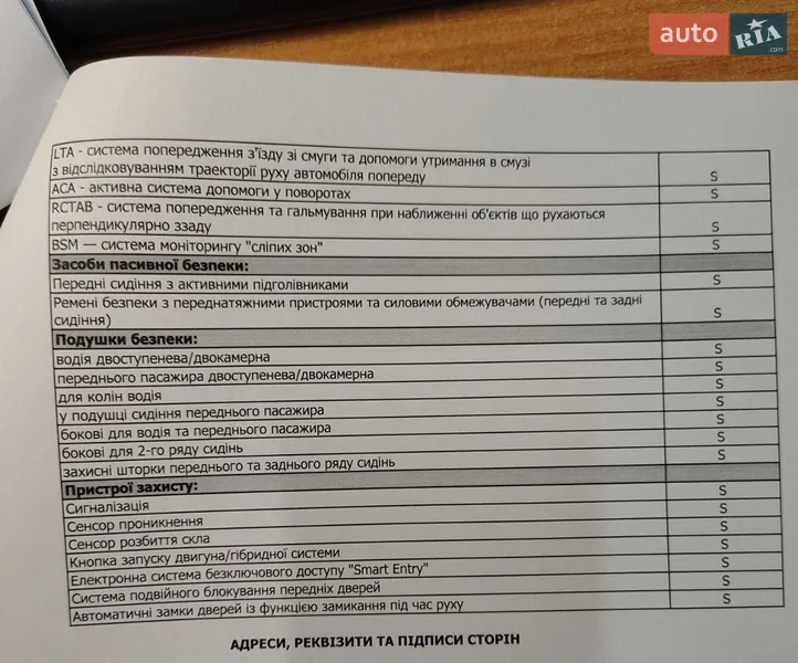 Внедорожник / Кроссовер Lexus RX 2020 в Одессе документ