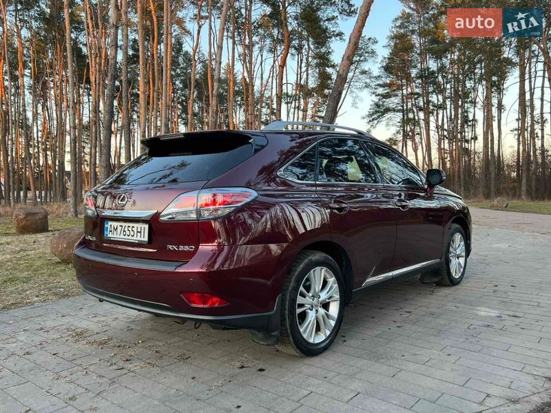 Позашляховик / Кросовер Lexus RX 2012 в Житомирі фото 16 Позашляховик / Кросовер Lexus RX 2012 в Житомирі