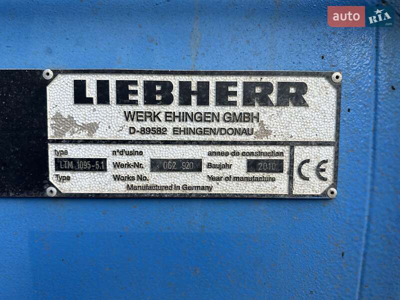 Автокран Liebherr LTM 1095 2010 в Одессе