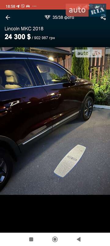 Внедорожник / Кроссовер Lincoln MKC 2018 в Киеве фото 21 Внедорожник / Кроссовер Lincoln MKC 2018 в Киеве