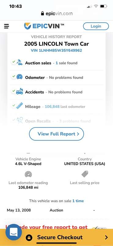 Седан Lincoln Town Car 2005 в Николаеве