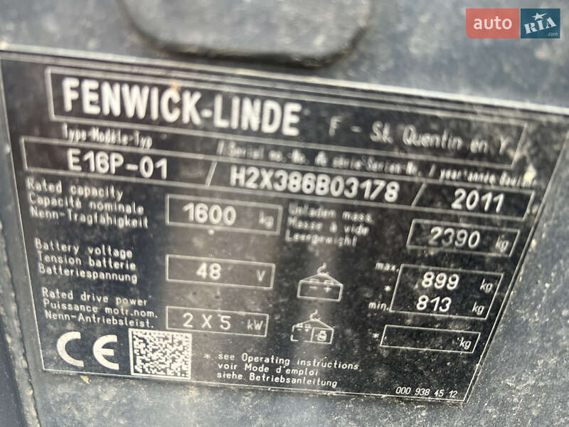 Вилочный погрузчик Linde E 16PH-02 2011 в Тячеве