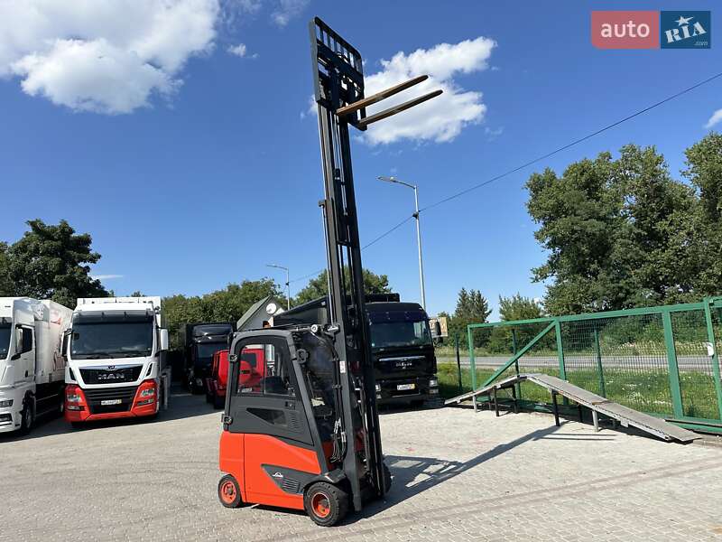 Вилочный погрузчик Linde E 18PH-02 2017 в Залещиках фото 12 Вилочный погрузчик Linde E 18PH-02 2017 в Залещиках