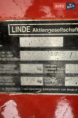 Вилочный погрузчик Linde E 1993 в 