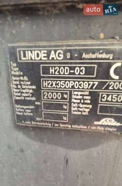 Вилочный погрузчик Linde H 20D-01 2003 в 