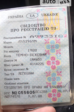Внедорожник / Кроссовер ЛуАЗ 969 Волинь 1988 в 