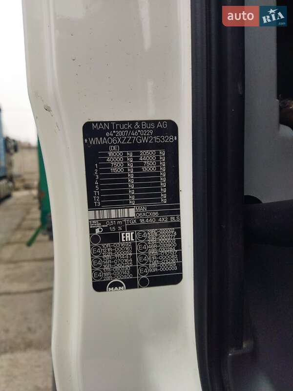 Тягач MAN 18.440 2016 в Стрые