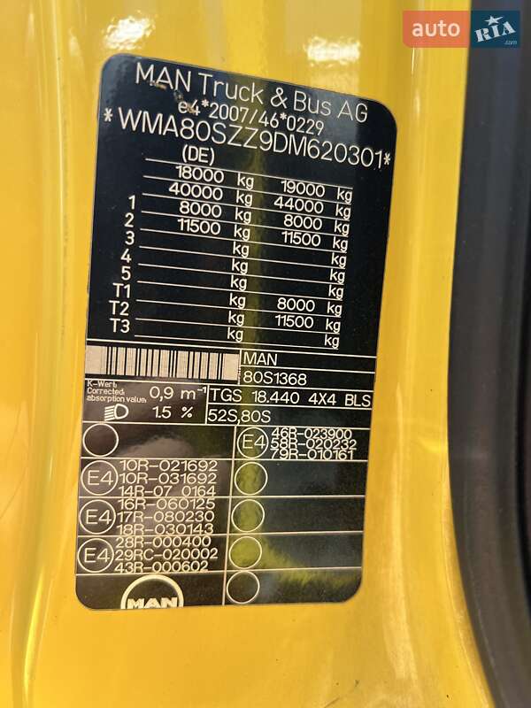 Тягач MAN 18.440 2013 в Хусте