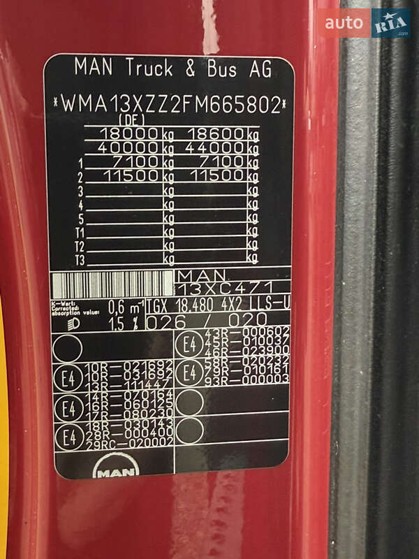 Тягач MAN 18.480 2014 в Коломые