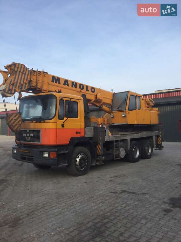 Автокран MAN 26.372 1992 в 