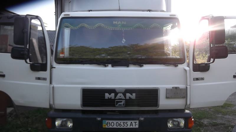 Грузовой фургон MAN 8.163 1997 в Чорткове