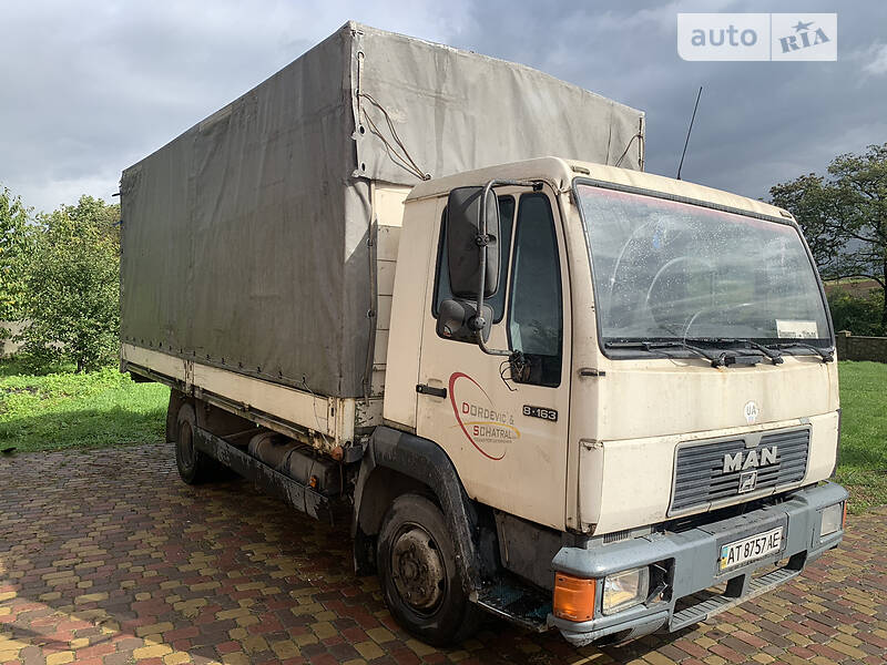 Тентованый MAN 8.163 1998 в Ивано-Франковске фото 5 Тентованый MAN 8.163 1998 в Ивано-Франковске