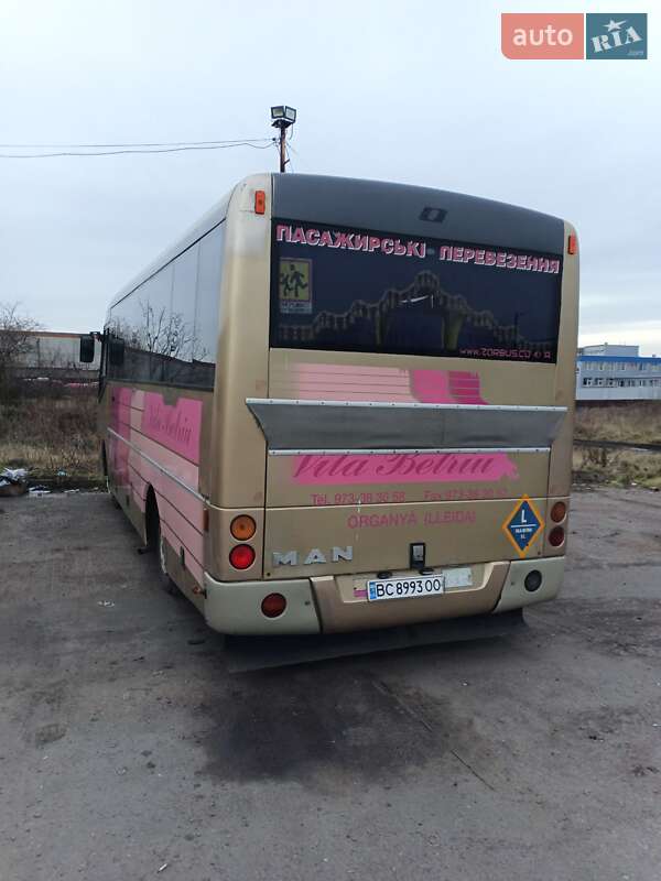Туристичний / Міжміський автобус MAN 9.150 пасс. 1995 в Сокалі