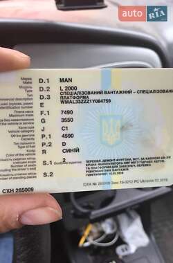 Кран-маніпулятор MAN L 2000 2001 в 