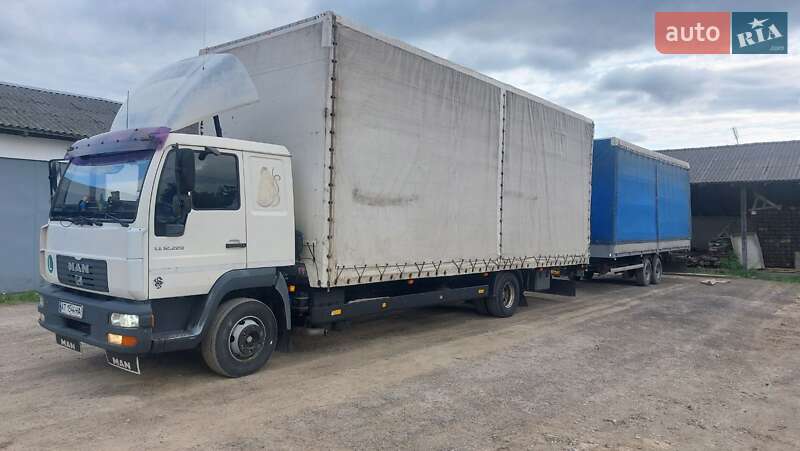 Тентованый MAN LE 12.220 2005 в Коломые