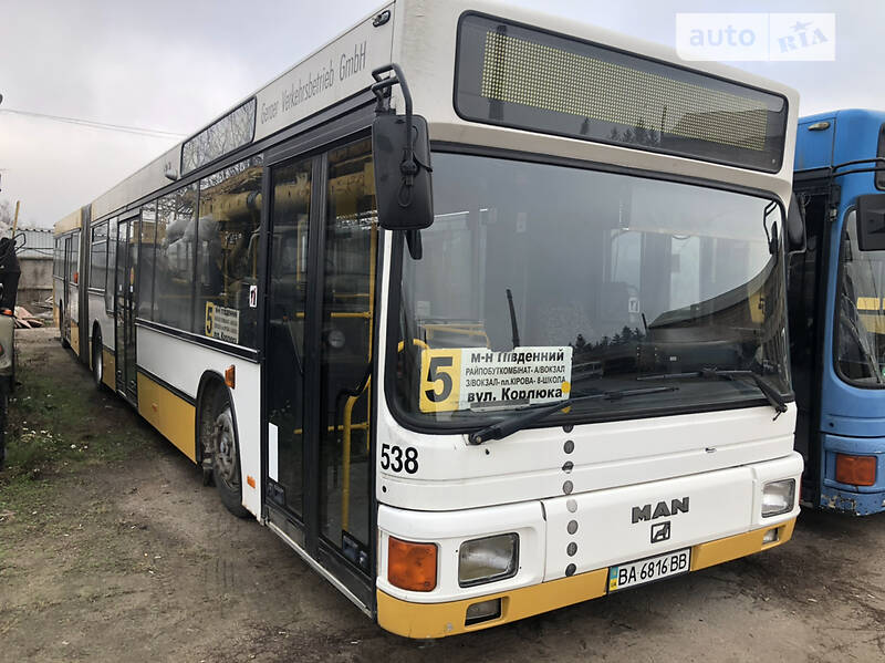 Міський автобус MAN NL 202 1997 в Олександрії фото 2 Міський автобус MAN NL 202 1997 в Олександрії