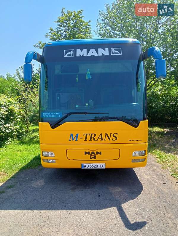 Туристический / Междугородний автобус MAN S 2000 2003 в Иршаве