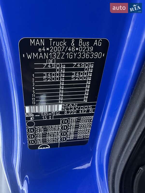 Тентований MAN TGL 2015 в Калуші фото 22 Тентований MAN TGL 2015 в Калуші