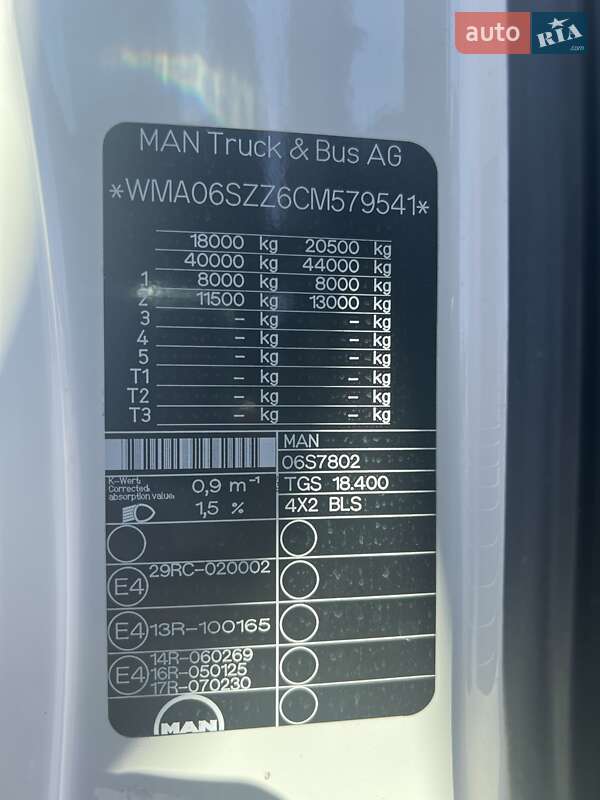 Тягач MAN TGS 2011 в Хусті