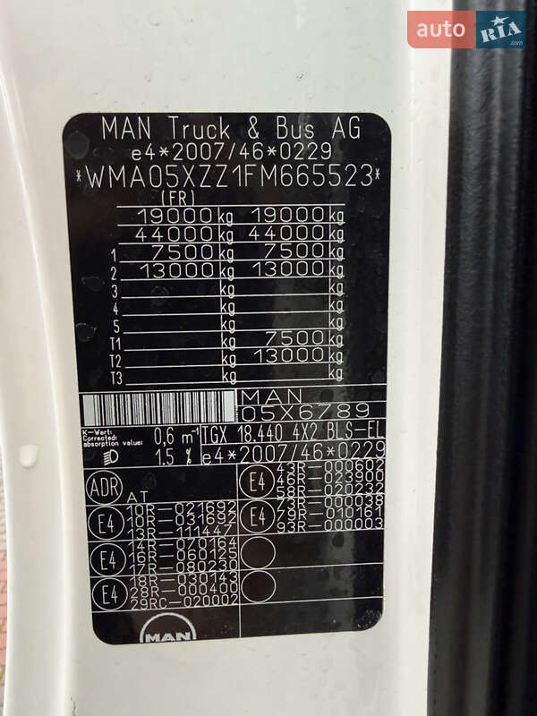 Тягач MAN TGX 18.440 2014 в Виннице фото 5 Тягач MAN TGX 18.440 2014 в Виннице