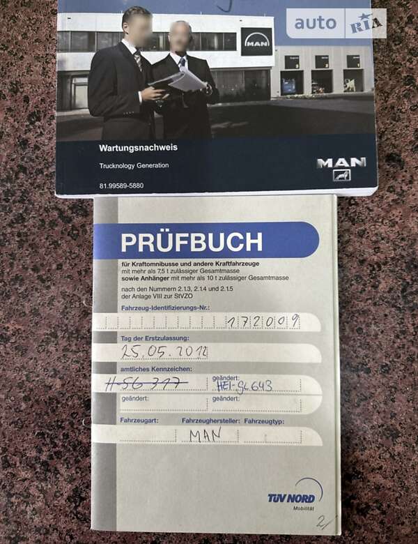 Тягач MAN TGX 2012 в Калуше