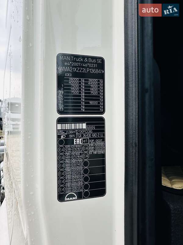 Контейнеровоз MAN TGX 2020 в Тернополе